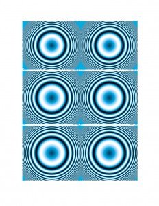 Kreise blau